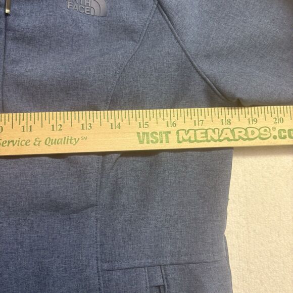 The North Face Apex Bionic 2 Shady Blue Soft Shell Jacket Windwall Womens Size M - Picture 6 of 9